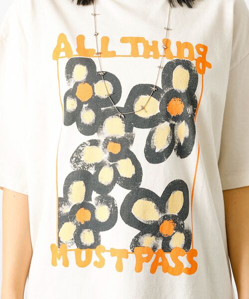 Rouge vif la cle / ルージュ・ヴィフ ラクレ Tシャツ | 【KURO/クロ】ANYTHING FLOWER Tシャツ/日本製【WEB限定】 | 詳細5