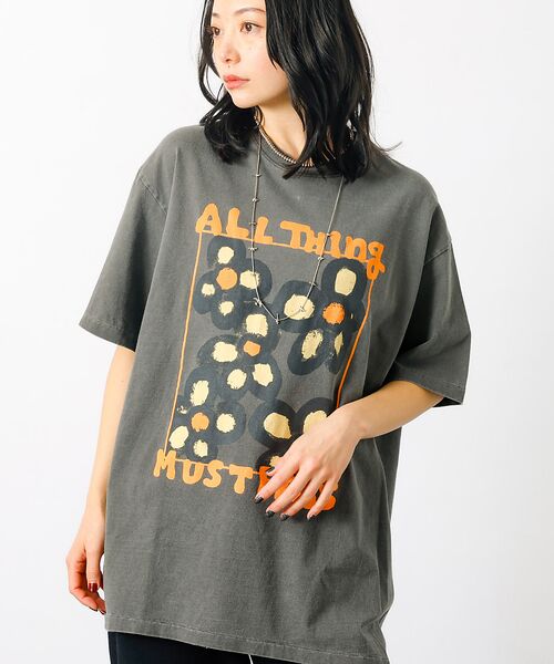 Rouge vif la cle / ルージュ・ヴィフ ラクレ Tシャツ | 【KURO/クロ】ANYTHING FLOWER Tシャツ/日本製【WEB限定】 | 詳細19