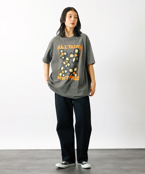 Rouge vif la cle / ルージュ・ヴィフ ラクレ Tシャツ | 【KURO/クロ】ANYTHING FLOWER Tシャツ/日本製【WEB限定】 | 詳細21