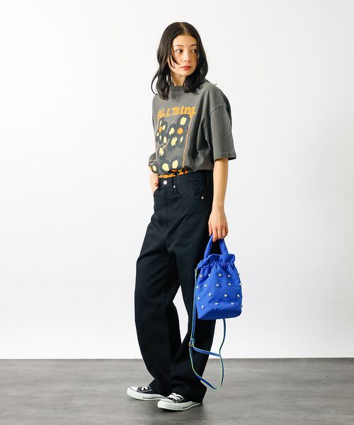 Rouge vif la cle / ルージュ・ヴィフ ラクレ Tシャツ | 【KURO/クロ】ANYTHING FLOWER Tシャツ/日本製【WEB限定】 | 詳細25