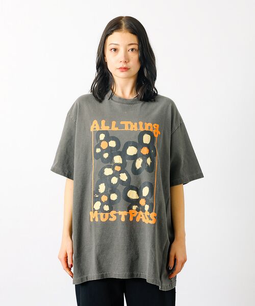 Rouge vif la cle / ルージュ・ヴィフ ラクレ Tシャツ | 【KURO/クロ】ANYTHING FLOWER Tシャツ/日本製【WEB限定】 | 詳細11