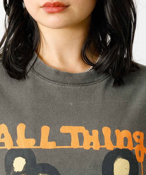 Rouge vif la cle / ルージュ・ヴィフ ラクレ Tシャツ | 【KURO/クロ】ANYTHING FLOWER Tシャツ/日本製【WEB限定】 | 詳細14