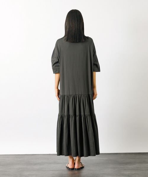 Rouge vif la cle / ルージュ・ヴィフ ラクレ ワンピース | 【MICA&DEAL/マイカアンドディール】tired cut ops　ギャザー | 詳細9