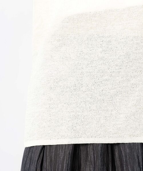 Rouge vif la cle / ルージュ・ヴィフ ラクレ シャツ・ブラウス | 【MICA&DEAL/マイカアンドディール】sheer knit polo sh | 詳細11