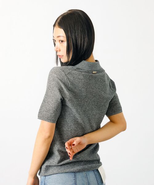 Rouge vif la cle / ルージュ・ヴィフ ラクレ シャツ・ブラウス | 【MICA&DEAL/マイカアンドディール】sheer knit polo sh | 詳細15