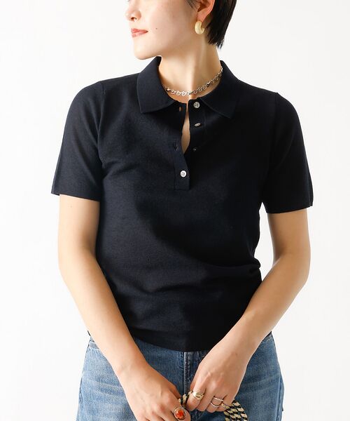 Rouge vif la cle / ルージュ・ヴィフ ラクレ シャツ・ブラウス | 【MICA&DEAL/マイカアンドディール】sheer knit polo sh | 詳細23