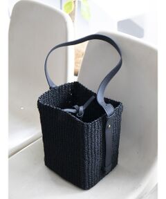 Rouge vif la cle / ルージュ・ヴィフ ラクレ ハンドバッグ | 【BAGMATI / バグマティ】ワンハンドル かごバッグ / ブラック【WEB