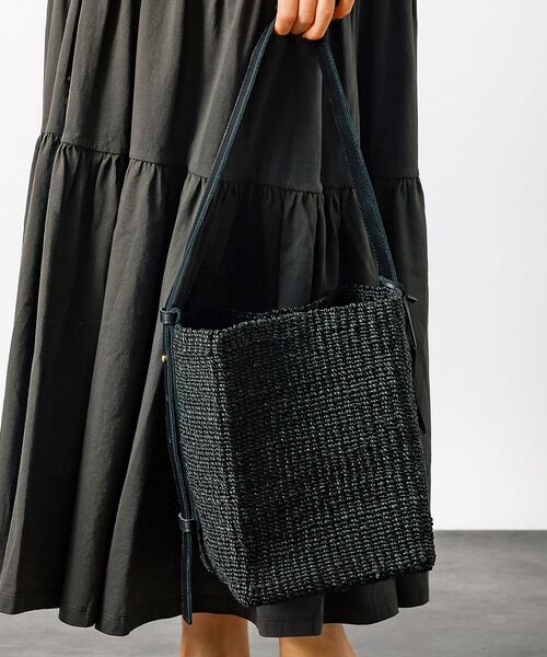 Rouge vif la cle / ルージュ・ヴィフ ラクレ ハンドバッグ | 【BAGMATI / バグマティ】ワンハンドル かごバッグ / ブラック【WEB | 詳細1