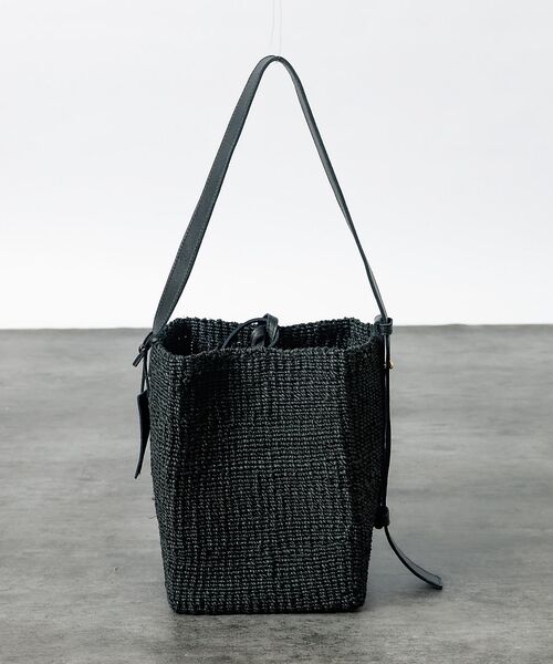 Rouge vif la cle / ルージュ・ヴィフ ラクレ ハンドバッグ | 【BAGMATI / バグマティ】ワンハンドル かごバッグ / ブラック【WEB | 詳細14