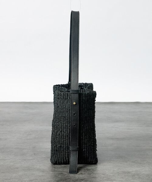 Rouge vif la cle / ルージュ・ヴィフ ラクレ ハンドバッグ | 【BAGMATI / バグマティ】ワンハンドル かごバッグ / ブラック【WEB | 詳細15