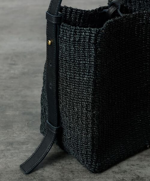 Rouge vif la cle / ルージュ・ヴィフ ラクレ ハンドバッグ | 【BAGMATI / バグマティ】ワンハンドル かごバッグ / ブラック【WEB | 詳細20