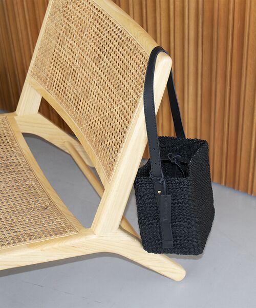 Rouge vif la cle / ルージュ・ヴィフ ラクレ ハンドバッグ | 【BAGMATI / バグマティ】ワンハンドル かごバッグ / ブラック【WEB | 詳細3