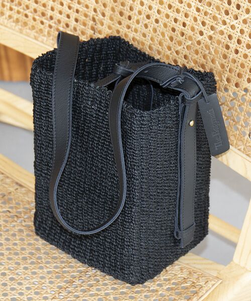 Rouge vif la cle / ルージュ・ヴィフ ラクレ ハンドバッグ | 【BAGMATI / バグマティ】ワンハンドル かごバッグ / ブラック【WEB | 詳細5