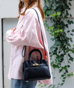 Rouge vif la cle / ルージュ・ヴィフ ラクレ ショルダーバッグ | 【AULENTTI/オウレンティ】2WAY レザーミニバッグ / ベルト付きレザ