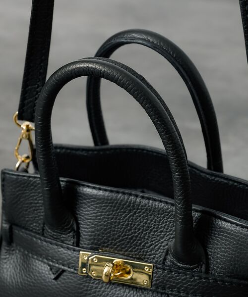 Rouge vif la cle / ルージュ・ヴィフ ラクレ ショルダーバッグ | 【AULENTTI/オウレンティ】2WAY レザーミニバッグ / ベルト付きレザ | 詳細14