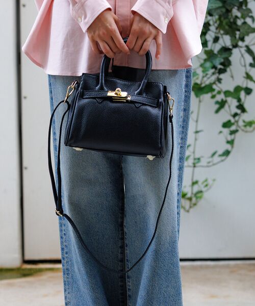 Rouge vif la cle / ルージュ・ヴィフ ラクレ ショルダーバッグ | 【AULENTTI/オウレンティ】2WAY レザーミニバッグ / ベルト付きレザ | 詳細2