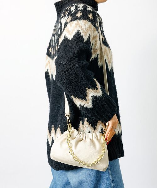 Rouge vif la cle / ルージュ・ヴィフ ラクレ ショルダーバッグ | 【AULENTTI/オウレンティ】2WAY チェーンショルダーミニバッグ / G | 詳細7