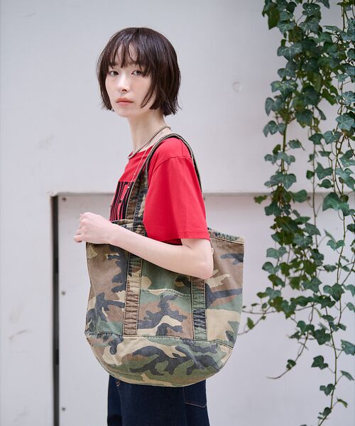 Rouge vif la cle / ルージュ・ヴィフ ラクレ トートバッグ | 【MASTER & CO】チノトートバッグ / 日本製 / レオパード / 迷彩 | 詳細17