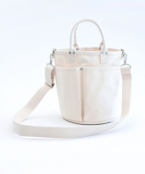 Rouge vif la cle / ルージュ・ヴィフ ラクレ ハンドバッグ | 【VegieBAG/ベジバッグ】BUCKET / キャンバス ショルダーバッグ | 詳細2