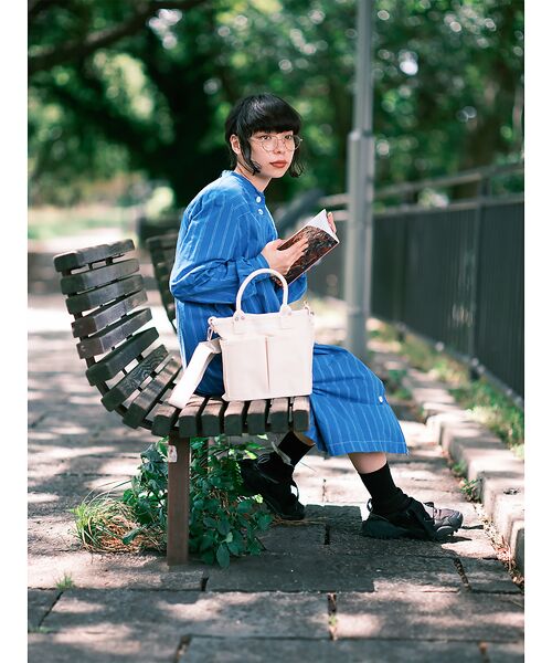 Rouge vif la cle / ルージュ・ヴィフ ラクレ ショルダーバッグ | 【VegieBAG/ベジバッグ】MINI SQUARE  / キャンバス ショル | 詳細3