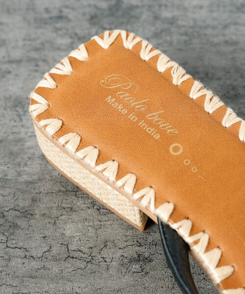 Rouge vif la cle / ルージュ・ヴィフ ラクレ サンダル | 【PAOLO BOVE / パオロ ボーヴ】ヒール トングサンダル / ラフィア | 詳細22