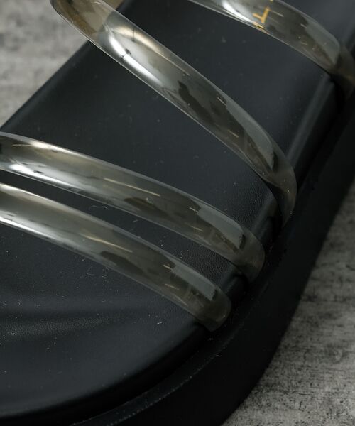 Rouge vif la cle / ルージュ・ヴィフ ラクレ サンダル | 【TEMPERATE / テンパレイト】プラットフォームサンダル / クリア【W | 詳細14