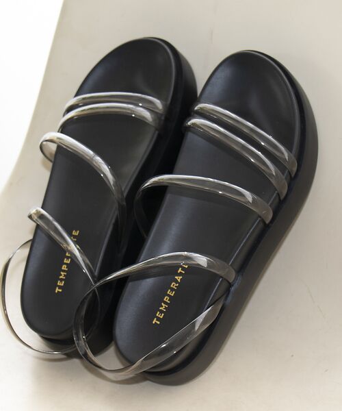 Rouge vif la cle / ルージュ・ヴィフ ラクレ サンダル | 【TEMPERATE / テンパレイト】プラットフォームサンダル / クリア【W | 詳細18