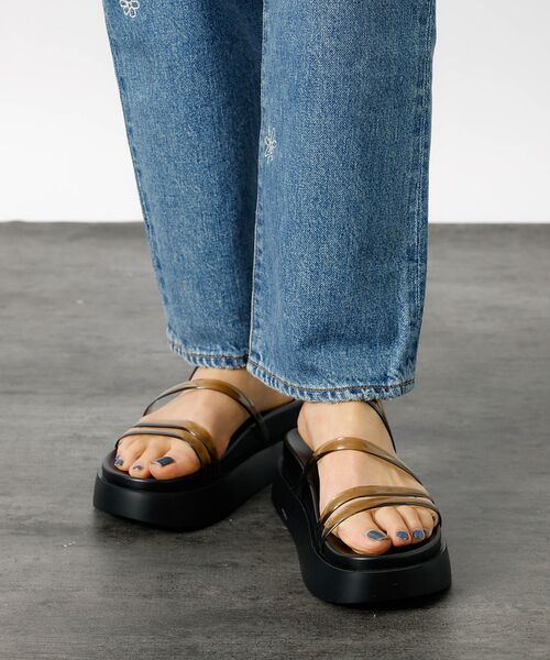 Rouge vif la cle / ルージュ・ヴィフ ラクレ サンダル | 【TEMPERATE / テンパレイト】プラットフォームサンダル / クリア【W | 詳細2