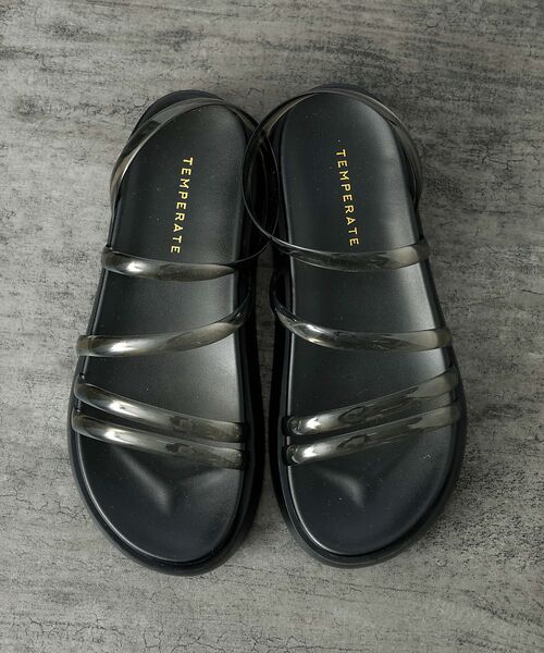 Rouge vif la cle / ルージュ・ヴィフ ラクレ サンダル | 【TEMPERATE / テンパレイト】プラットフォームサンダル / クリア【W | 詳細7