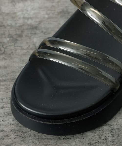 Rouge vif la cle / ルージュ・ヴィフ ラクレ サンダル | 【TEMPERATE / テンパレイト】プラットフォームサンダル / クリア【W | 詳細8