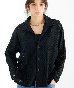 Rouge vif la cle / ルージュ・ヴィフ ラクレ シャツ・ブラウス | 【Le Melange/ル・メランジュ】ラッセル編 シアーシャツ / レースシャ