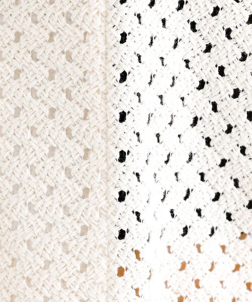 Rouge vif la cle / ルージュ・ヴィフ ラクレ シャツ・ブラウス | 【Le Melange/ル・メランジュ】ラッセル編 シアーシャツ / レースシャ | 詳細9