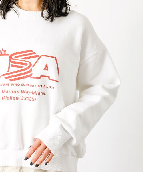 Rouge vif la cle / ルージュ・ヴィフ ラクレ スウェット | 【JHANKSON x Le Mélange】グラフィックトレーナー / クルー | 詳細10