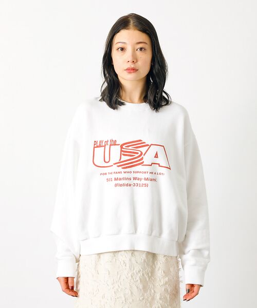 Rouge vif la cle / ルージュ・ヴィフ ラクレ スウェット | 【JHANKSON x Le Mélange】グラフィックトレーナー / クルー | 詳細5