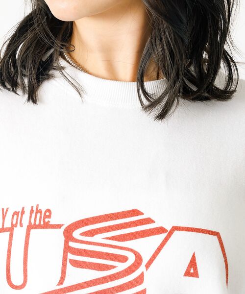 Rouge vif la cle / ルージュ・ヴィフ ラクレ スウェット | 【JHANKSON x Le Mélange】グラフィックトレーナー / クルー | 詳細9