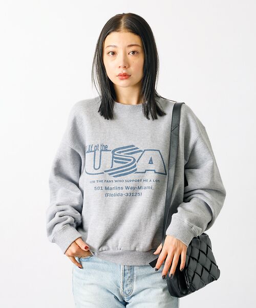 Rouge vif la cle / ルージュ・ヴィフ ラクレ スウェット | 【JHANKSON x Le Mélange】グラフィックトレーナー / クルー | 詳細14