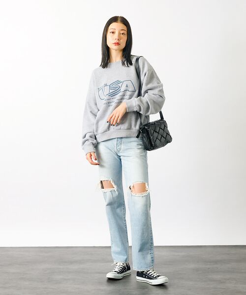 Rouge vif la cle / ルージュ・ヴィフ ラクレ スウェット | 【JHANKSON x Le Mélange】グラフィックトレーナー / クルー | 詳細15