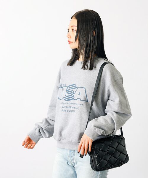 Rouge vif la cle / ルージュ・ヴィフ ラクレ スウェット | 【JHANKSON x Le Mélange】グラフィックトレーナー / クルー | 詳細16