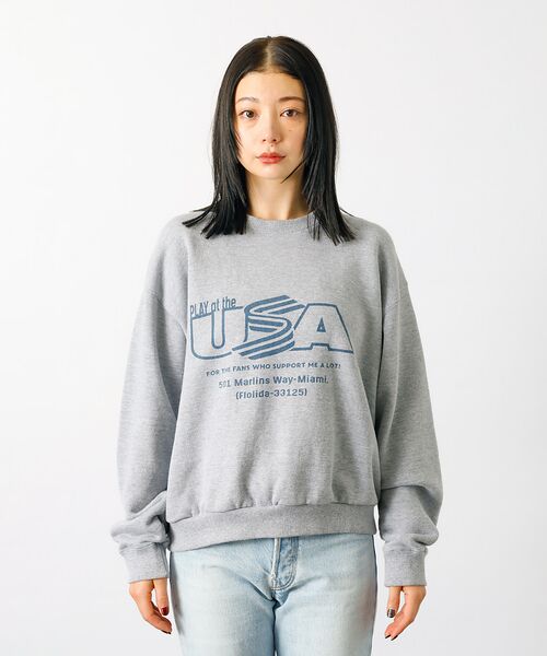 Rouge vif la cle / ルージュ・ヴィフ ラクレ スウェット | 【JHANKSON x Le Mélange】グラフィックトレーナー / クルー | 詳細18