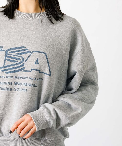 Rouge vif la cle / ルージュ・ヴィフ ラクレ スウェット | 【JHANKSON x Le Mélange】グラフィックトレーナー / クルー | 詳細22