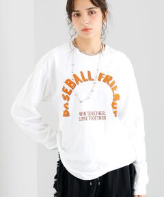 Rouge vif la cle / ルージュ・ヴィフ ラクレ Tシャツ | 【JHANKSON x Le Mélange】ロゴ ロンT / プリント 長袖T