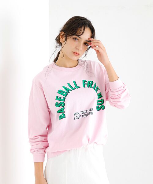 Rouge vif la cle / ルージュ・ヴィフ ラクレ Tシャツ | 【JHANKSON x Le Mélange】ロゴ ロンT / プリント 長袖T | 詳細16