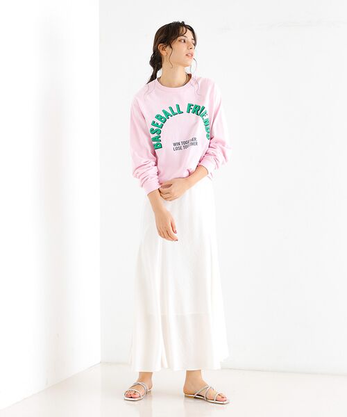 Rouge vif la cle / ルージュ・ヴィフ ラクレ Tシャツ | 【JHANKSON x Le Mélange】ロゴ ロンT / プリント 長袖T | 詳細18