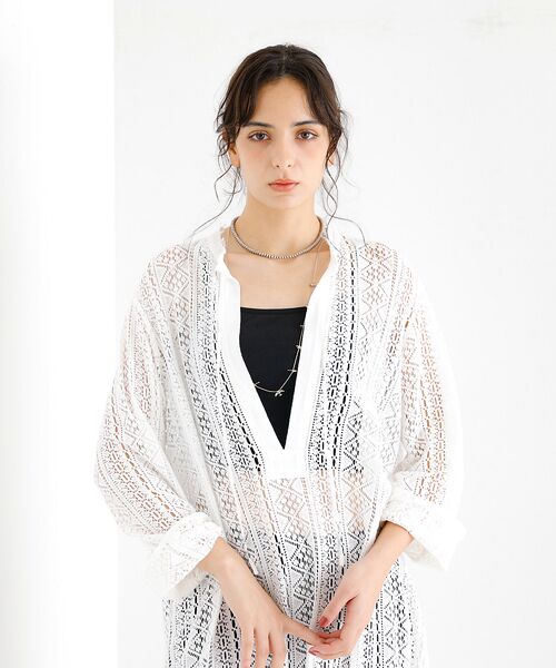 Rouge vif la cle / ルージュ・ヴィフ ラクレ ワンピース | 【Le Melange/ル・メランジュ】レースマキシドレス【WEB限定】 | 詳細11