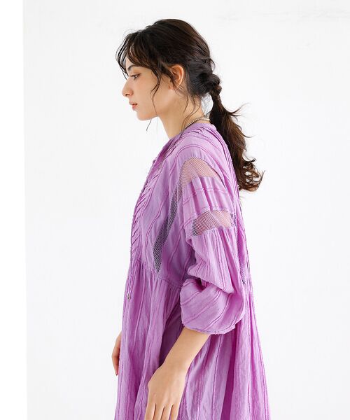 Rouge vif la cle / ルージュ・ヴィフ ラクレ ワンピース | 【Le Melange/ル・メランジュ】カットドビースドレス / スキッパーワン | 詳細16