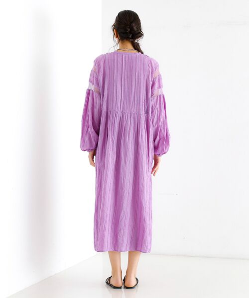 Rouge vif la cle / ルージュ・ヴィフ ラクレ ワンピース | 【Le Melange/ル・メランジュ】カットドビースドレス / スキッパーワン | 詳細11