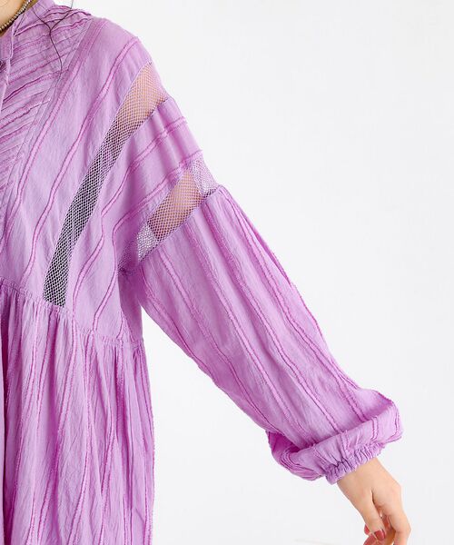 Rouge vif la cle / ルージュ・ヴィフ ラクレ ワンピース | 【Le Melange/ル・メランジュ】カットドビースドレス / スキッパーワン | 詳細13