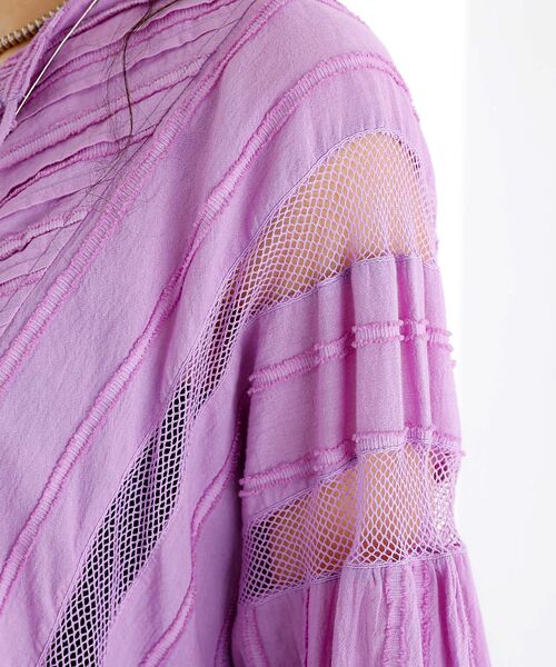 Rouge vif la cle / ルージュ・ヴィフ ラクレ ワンピース | 【Le Melange/ル・メランジュ】カットドビースドレス / スキッパーワン | 詳細14