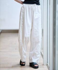 Rouge vif la cle / ルージュ・ヴィフ ラクレ パンツ | 【Le Melange/ル・メランジュ】カットドビー イージーパンツ / フリン