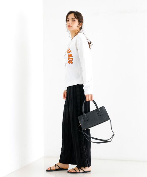 Rouge vif la cle / ルージュ・ヴィフ ラクレ パンツ | 【Le Melange/ル・メランジュ】カットドビー イージーパンツ / フリン | 詳細25